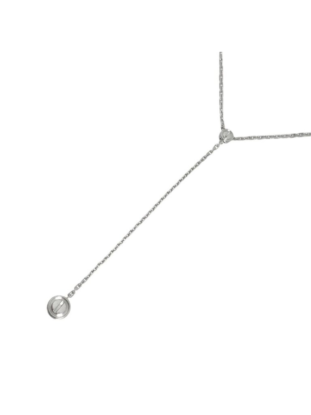 Cartier Love Pastille Shape Necklace 38 18k White Gold